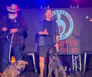 event was a benefit for Soldier's Best Friend, a local non-profit organization matching combat-veterans with homeless dogs to train to be service dogs for the veterans